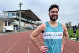 Max Komodikis will take on the London Marathon this weekend to celebrate being cancer-free for two years.