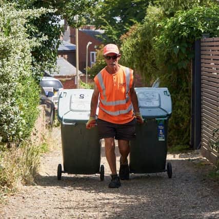 Bins should be put out by 6am this week to help bin men who are starting early to avoid the worst heat of the day