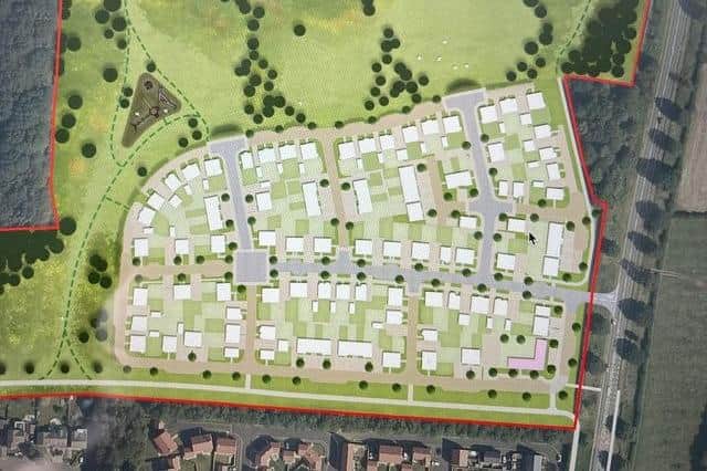 An outline planning permission application for up to 135 homes in Deddington has been handed into Cherwell District Council.