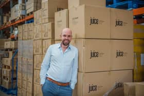 CEO of award-winning mobile phone accessory company juice, Jolyon Bennett.