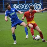 Action from Saturday's defeat at Curzon Ashton. Photo: BUFC.
