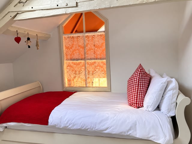 One of the bedrooms.