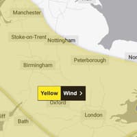 Met Office issues yellow weather warning as Storm Austen brings strong winds and heavy rain to Banbury
