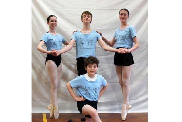 Banbury's star ballet dancers  dancers (from left to right) Alex Wyllie-Howkins, Georgia Waters, Anna Raygada and James Roberts.