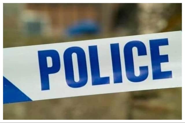Police have taped off a section of Southsea Rock Garden on Tuesday, December 30.