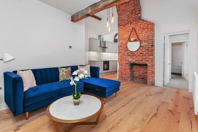 The apartment has a plenty of character using exposed brickwork, original timbers and internal doors dating back to the 19th century.
