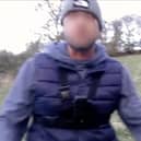The West Midlands Hunt Saboteurs film shows a hunt follower appearing to admit he tried to hit the man who had been trying to divert hounds from the scent of a fox