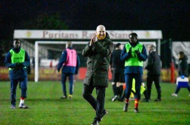 Banbury United manager Andy Whing