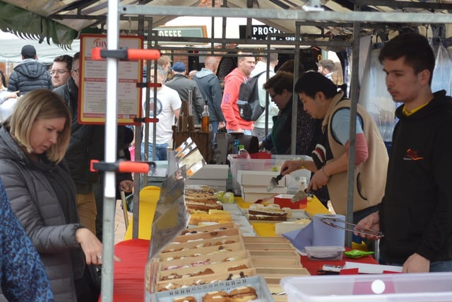 The fair offered delicacies from many different countries and cultures.