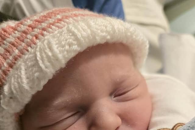 Baby Cleo Gray, welcomed home to Banbury by her family