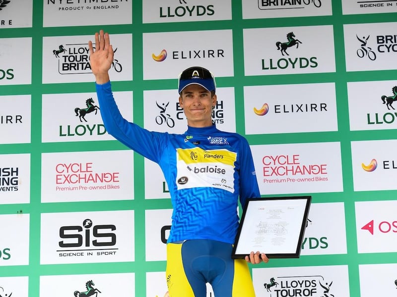 Victor Vercouillie (Team Flanders – Baloise) King of the Mountains Classification Leader