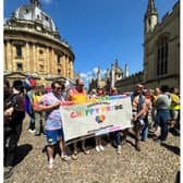 Chipping Norton council staff at the Oxford pride event last year.