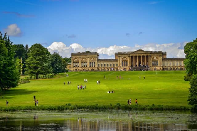 The South Front in summer at Stowe House