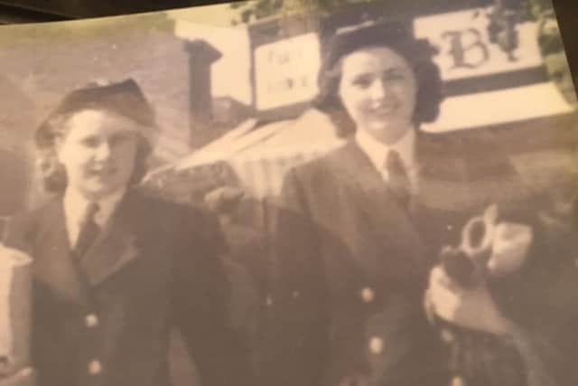 Doreen in her younger days working for the Women’s Royal Naval Service where she was a radio mechanic.