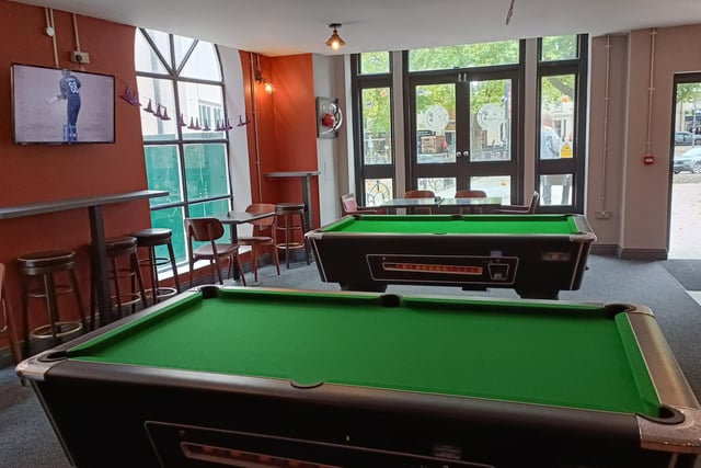 Pool fans will be cueing up to try the new pool tables.