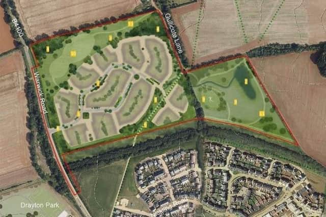A planning consortium is putting forward a speculative proposal to build 170 homes connecting Banbury with Hanwell