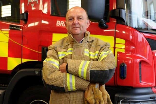 Brackley Firefighter Graham Ayres is set to retire at the end of April after more than 45 years of service to the fire service and wider Brackley area. (photo from previous Banbury Guardian story)