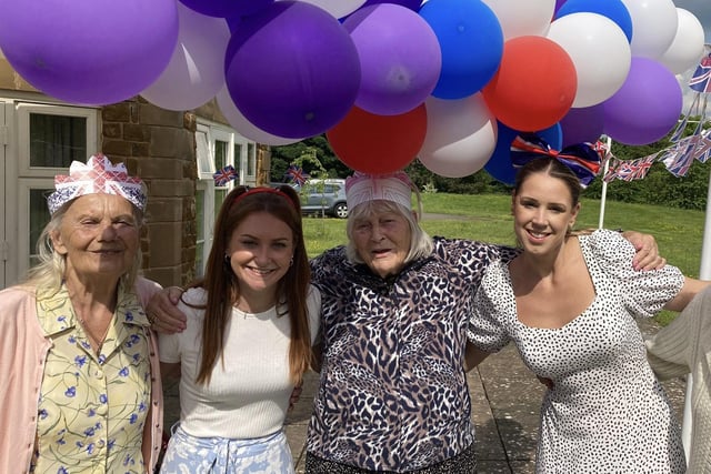 Staff and residents at Chacombe Park Care Home in Chacombe invited family and friends to join them to celebrate the Big Jubilee Lunch on Thursday June 2.
A spokesperson for the care home said: "This year the home wanted to go bigger and better to celebrate the Platinum Jubilee. Head chef Vaughese came up with the Big Jubilee Lunch menu and everyone got busy making decorations to make sure the home and garden looked their absolute best.
"The afternoon was a huge success with live entertainment from Saxophonist Alan Hook.  Everyone had a brilliant time joining in with the fun and all the guests agreed the food was an absolute triumph! There were even Jubilee-themed cocktails and mocktails to add to the festivities."