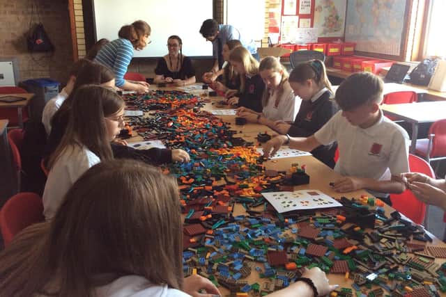 The pupils at Chenderit were treated to a day of learning through LEGO when a former student and current senior digital platform manager at LEGO paid a visit last week..