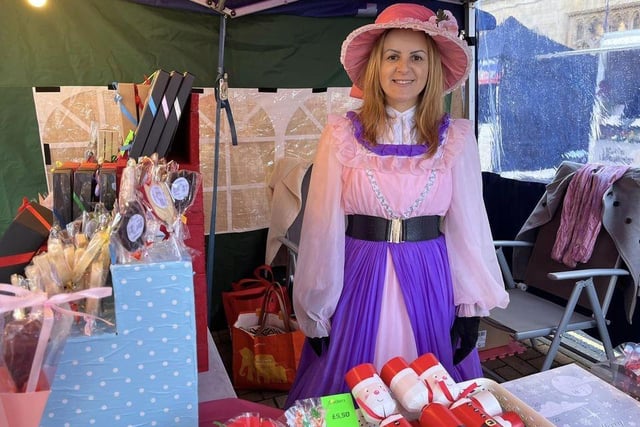 Traders dressed up in Victorian style clothing sold a wide range of products.