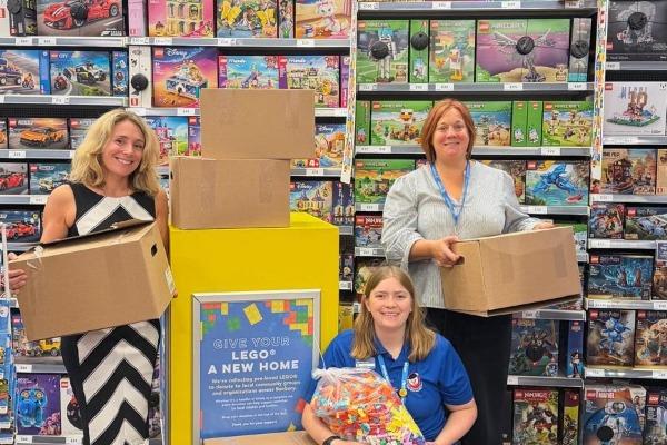 Banbury toy shop donates boxes of LEGO to support local therapy groups