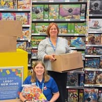Banbury toy shop donates boxes of LEGO to support local therapy groups