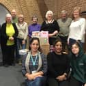 The team behind Banbury's operation Christmas child, who sent 880 gift-filled shoeboxes to children this year.