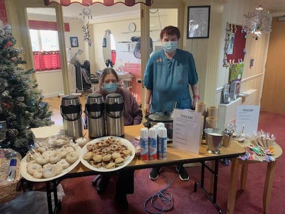 Larkrise Care Centre in Banbury raised just over £400 during its Christmas fete on December 3.