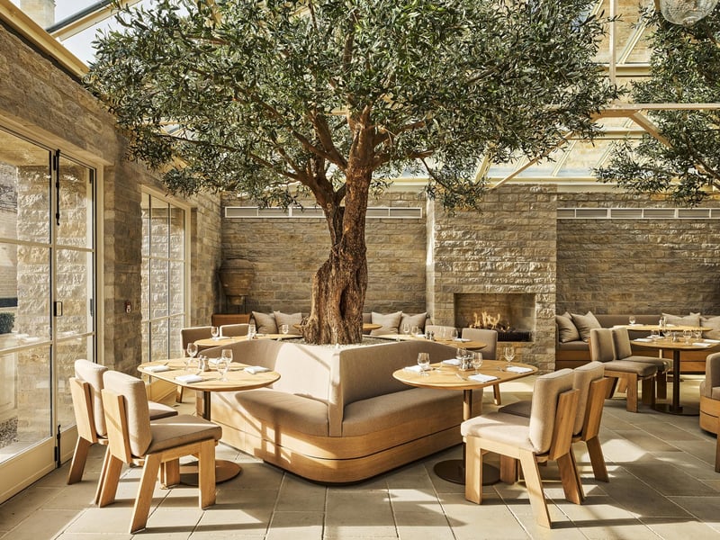 The interior of The Conservatory - an inviting, comfortable and relaxing restaurant offering exquisite dining