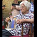 Paddy Garratt celebrated her 100th birthday on Wednesday with 30 of her friends and family.