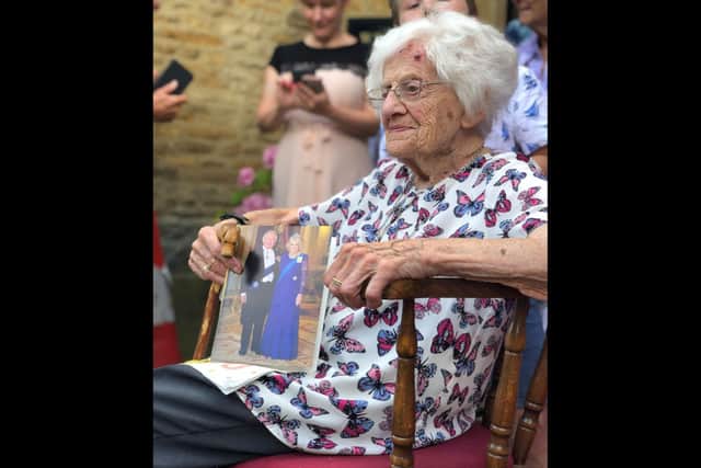 Paddy Garratt celebrated her 100th birthday on Wednesday with 30 of her friends and family.
