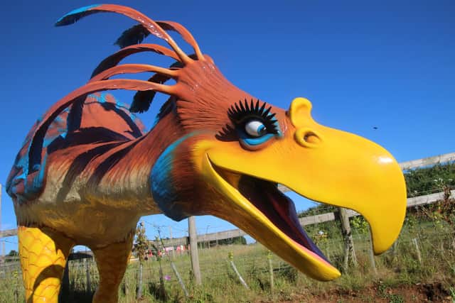A collection of brand new life sized dinosaurs have been created for the special event.