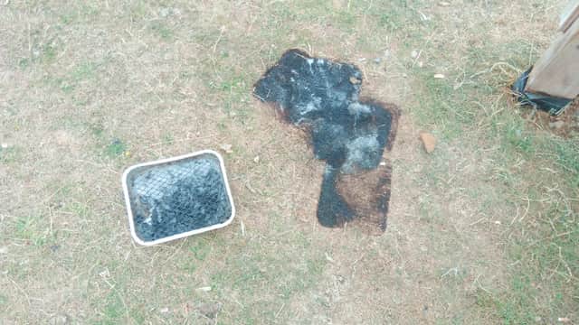 Discarded barbecues have caused damage at the park