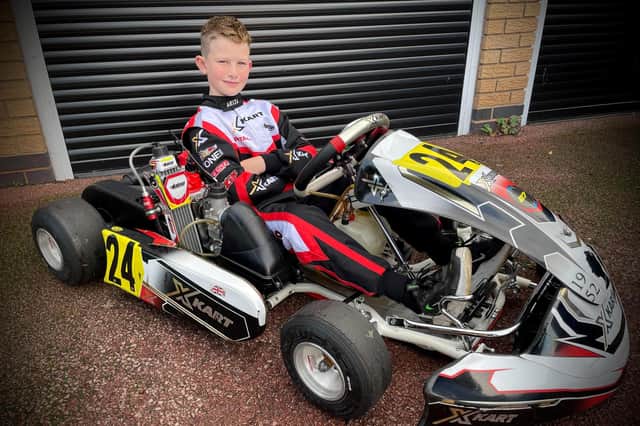 A 10-year-old schoolboy from Brackley has been announced as the newest driver for a national karting team.