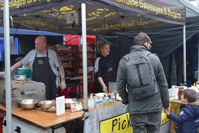 Small and local food and drink producers offered a wide range of products to shoppers.