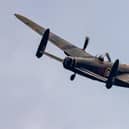 This amazing photo of the Lancaster bomber, flying over Banbury's Battle of Britain Parade, was captured by Dan Hewitt