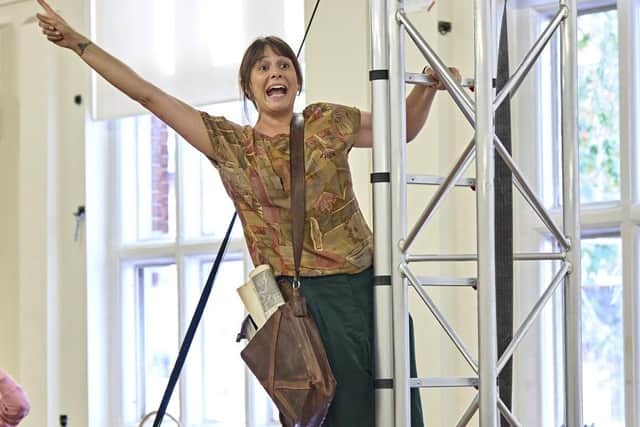 Rosie Wyatt pictured in rehearsal for The Box of Delights. Picture by Manuel Harlan