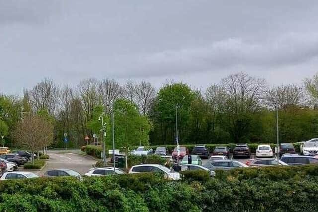 The Spiceball Leisure Centre car park where many motorists have fallen foul of the ANPR private parking enforcement system
