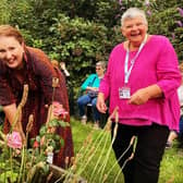 Victoria Prentis and Penny Thewlis planted the rose to open the memorial garden last week.
