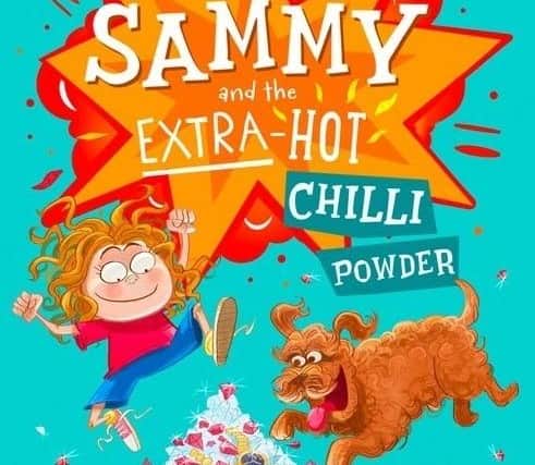 The front cover of Sammy and the Extra Hot Chili Powder, written by Chipping Norton author Charlie Brookes