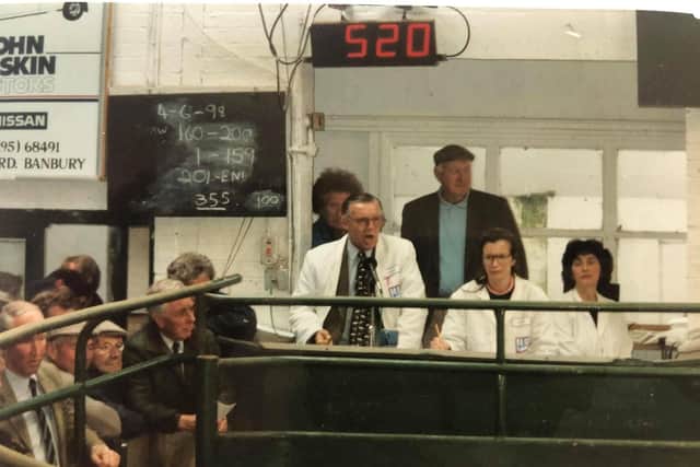 Auctioneers at Midland Marts with Jim Watson in charge of proceedings