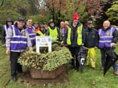Banbury Rotary Club members, with Banbury Town Council, have planted thousands of crocus bulbs