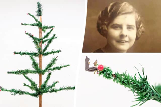 The 'humble' sixpenny Christmas tree, bought in Woolies, which sold for £3.4k at Hansons Holloways last week