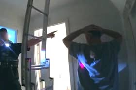 Banbury man arrested after hiding from police in loft.