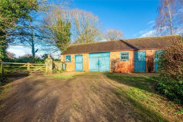The house comes with an adjacent paddock that is rented for £300 annually.