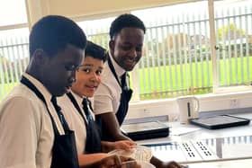 Students at Banbury school celebrate Black History Month through music and food.