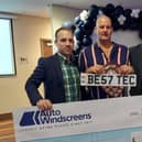 Jim Allen, winner of 'Clearly the Best' (centre), with James MacBeth (managing director, right) and Sean Draycott (operations director, left).