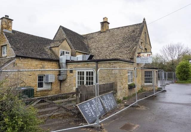The Coach and Horses - an empty pub which Jeremy Clarkson is rumoured to be buying