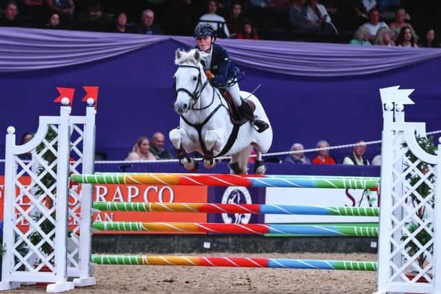Xanthe and Ardough Boy in the Foxhunter final, where she placed 8th.