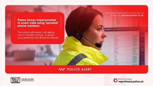 Police, banks and genuine service providers will never ask you to transfer money, share financial details or allow remote control of your computer